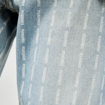 PLEASURES IMPACT PINSTRIPE DENIM - BLUE