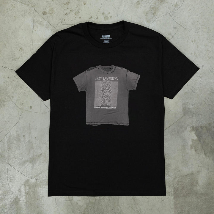 PLEASURES BROKEN IN T-SHIRT - BLACK