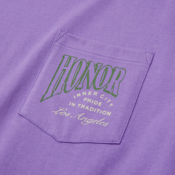 Honor The Gift HTG Cigar Label SS Tee - Purple