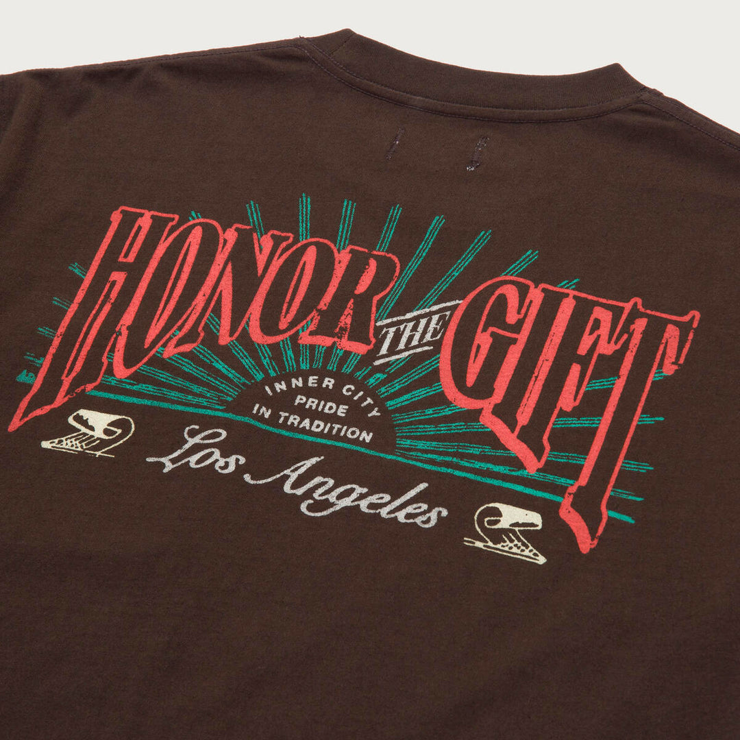 Honor The Gift HTG Cigar Label SS Tee - Black