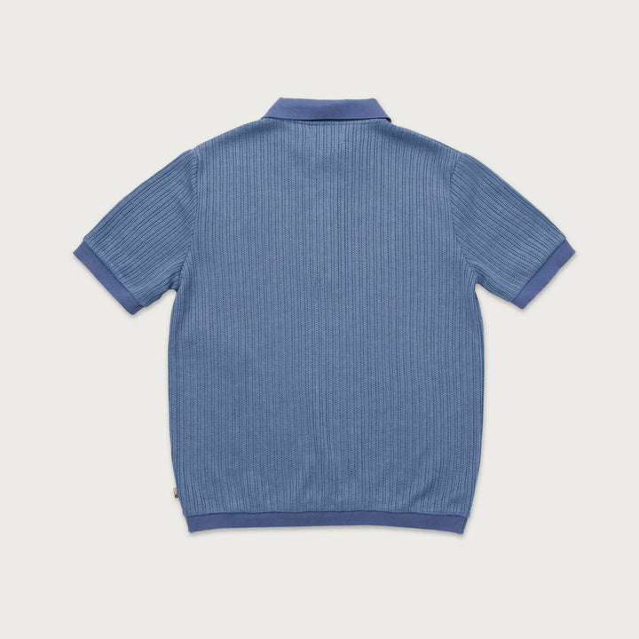 Honor The Gift Knit Polo Shirt - Blue