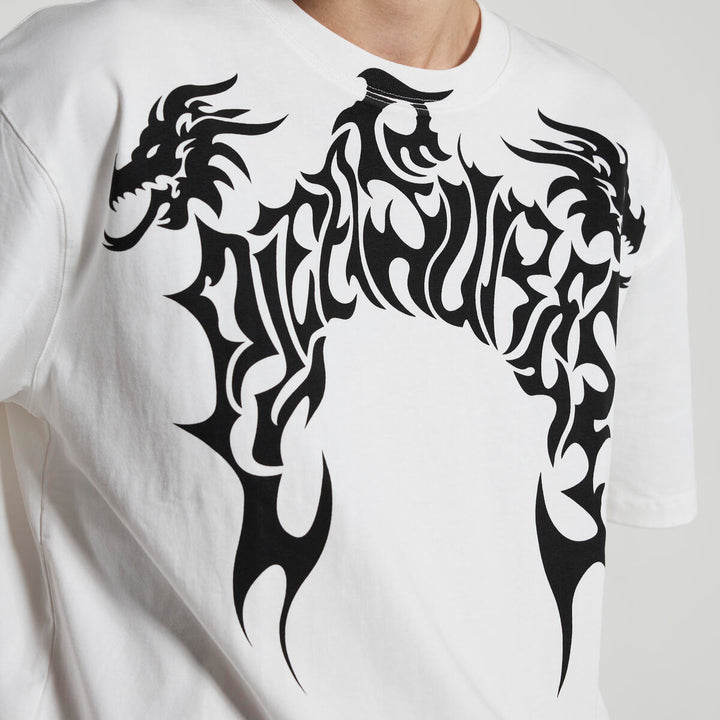 PLEASURES DRAGON HEAVYWEIGHT SHIRT - WHITE