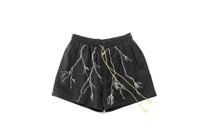 Diet Starts Monday Lightning Shorts - Black