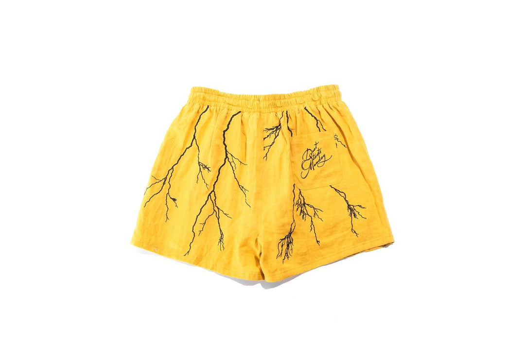 Diet Starts Monday Lightning Shorts - Yellow