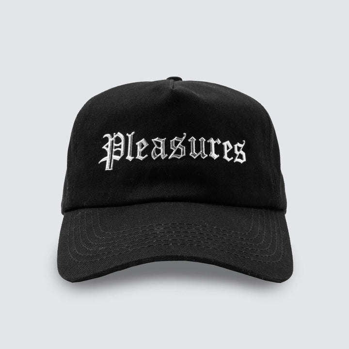 PLEASURES CHROME SNAPBACK - BLACK