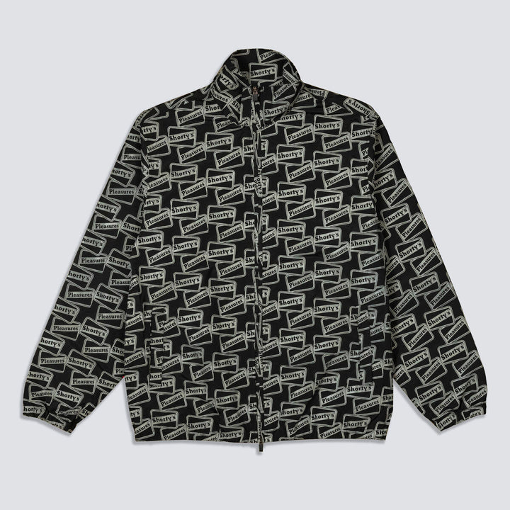 PLEASURES REFLECTIVE TRACK JACKET - BLACK