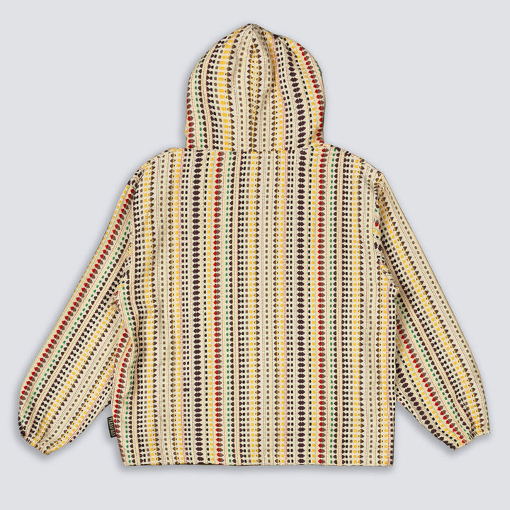 PLEASURES STITCH PONCHO HOODIE - ECRU