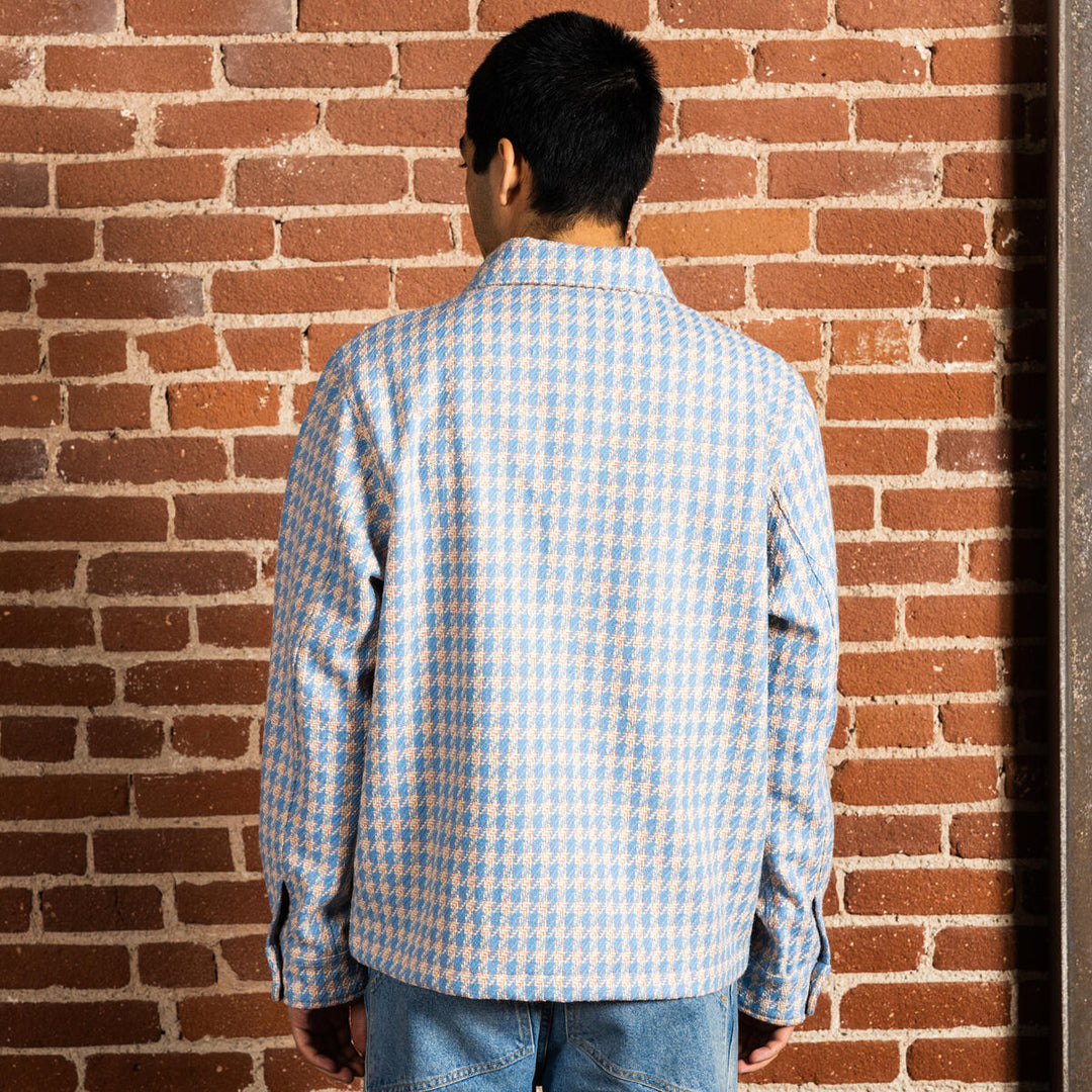 PLEASURES FOLKLORE WORK JACKET - POWDER BLUE