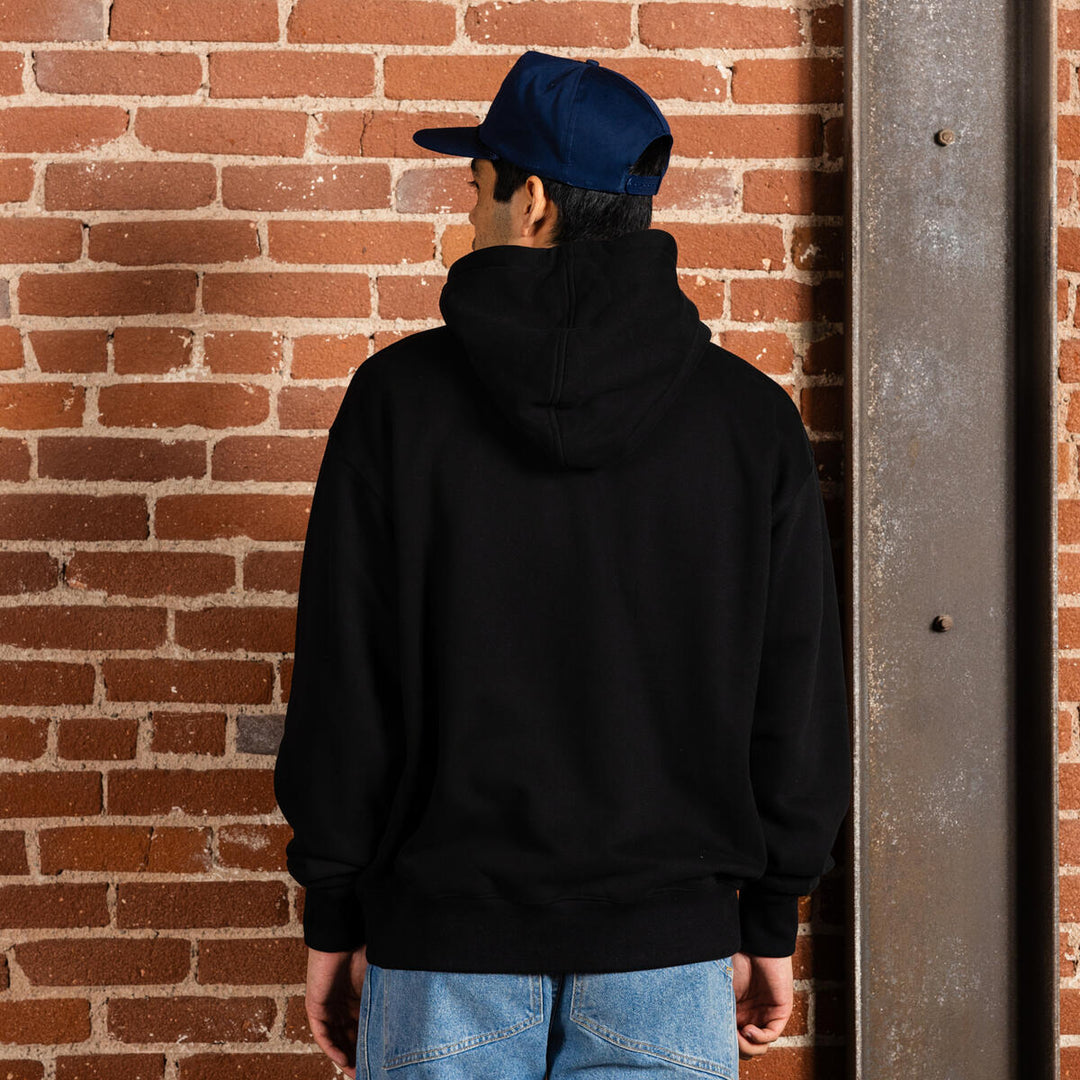 PLEASURES TWITCH STUDDED HOODIE - BLACK