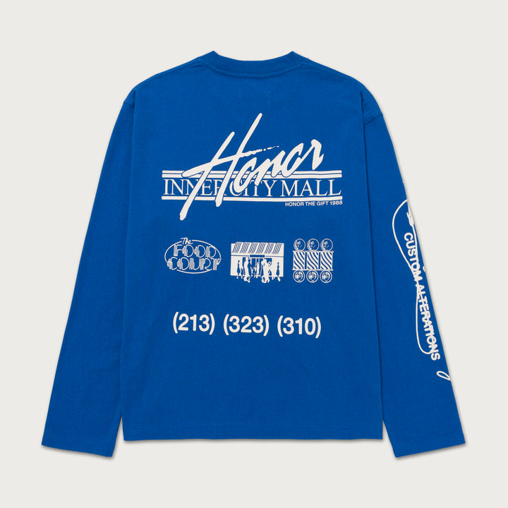 Honor The Gift Mall LS T-Shirt - Blue