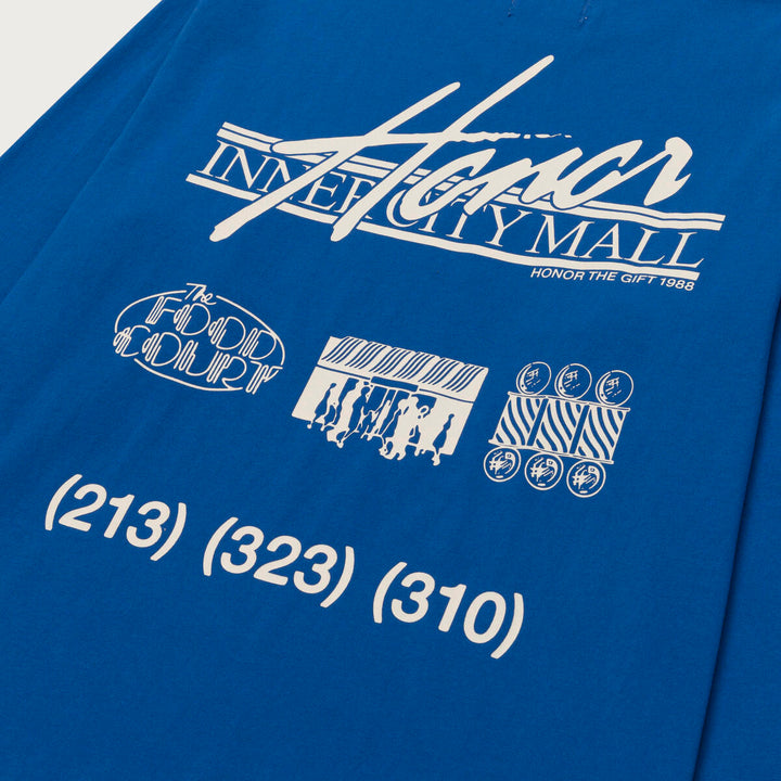 Honor The Gift Mall LS T-Shirt - Blue