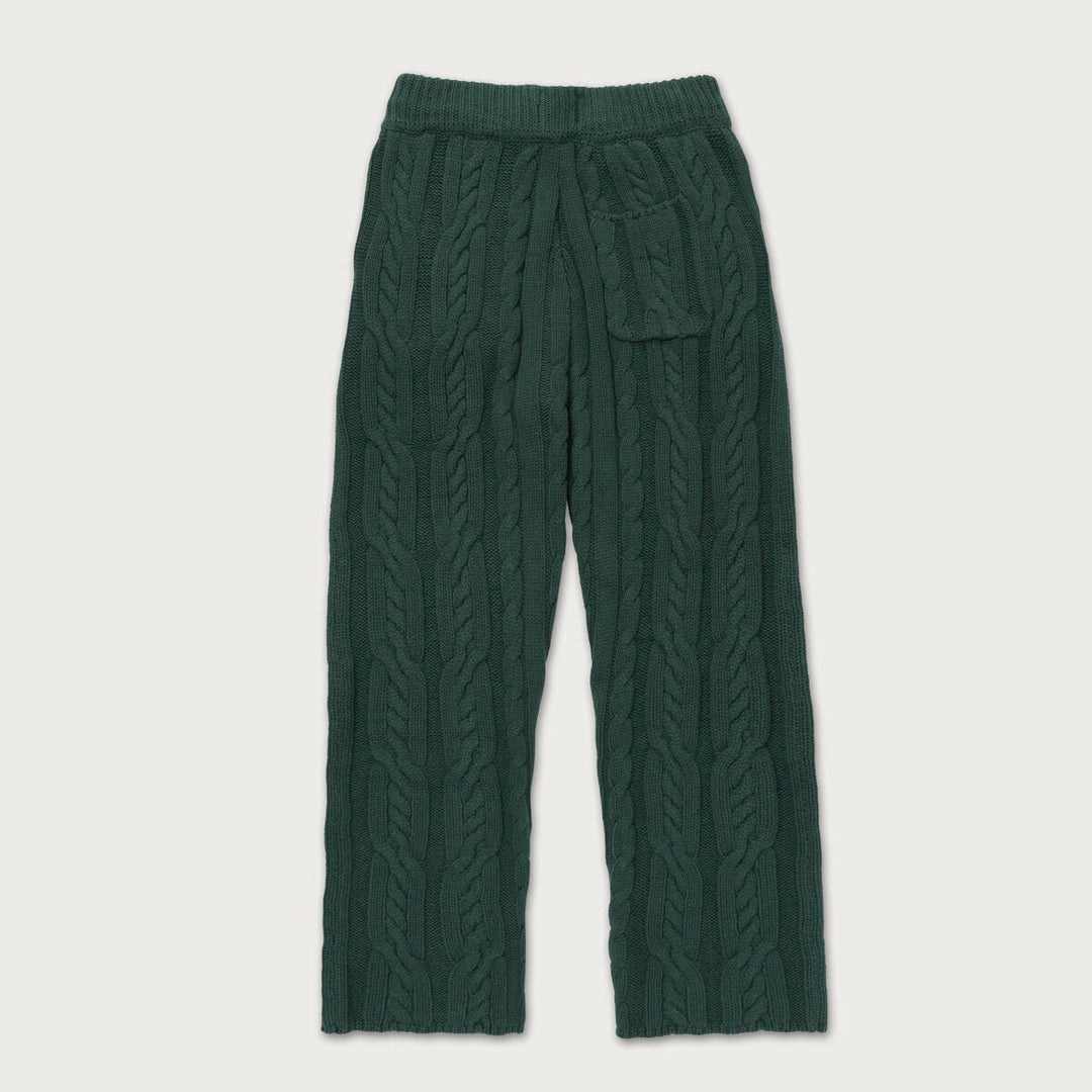 Honor The Gift Cable Knit Leisure Pant - Green