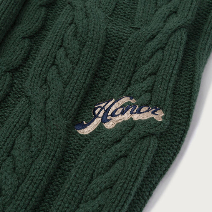 Honor The Gift Cable Knit Leisure Pant - Green