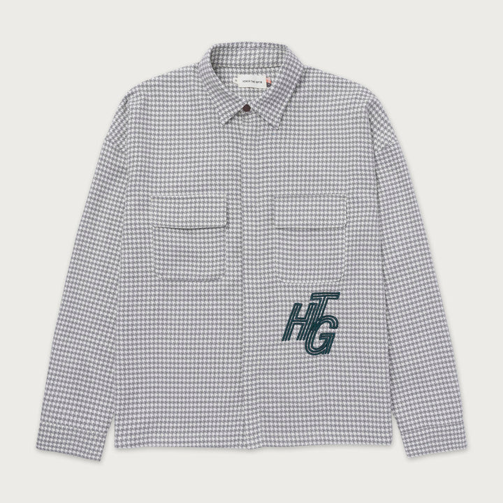 Honor The Gift Houndstooth HTG Shirt - Bone