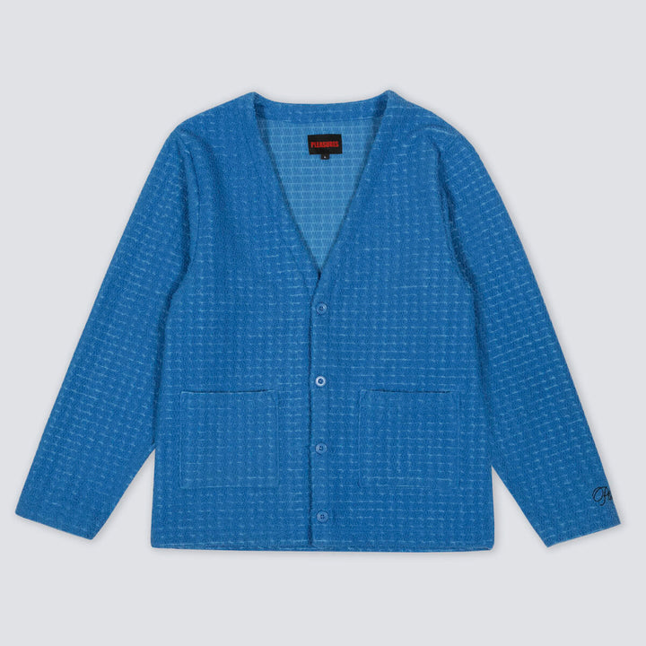 PLEASURES BOREDOM CARDIGAN - BLUE