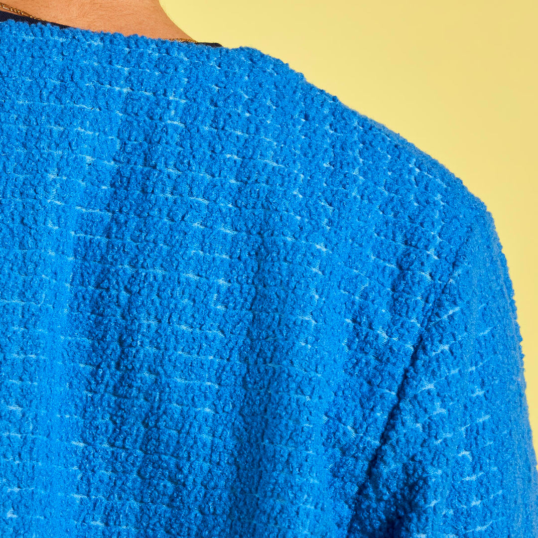 PLEASURES BOREDOM CARDIGAN - BLUE