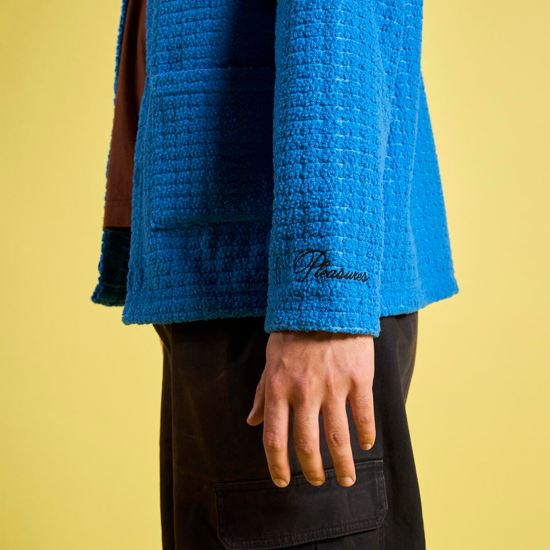 PLEASURES BOREDOM CARDIGAN - BLUE