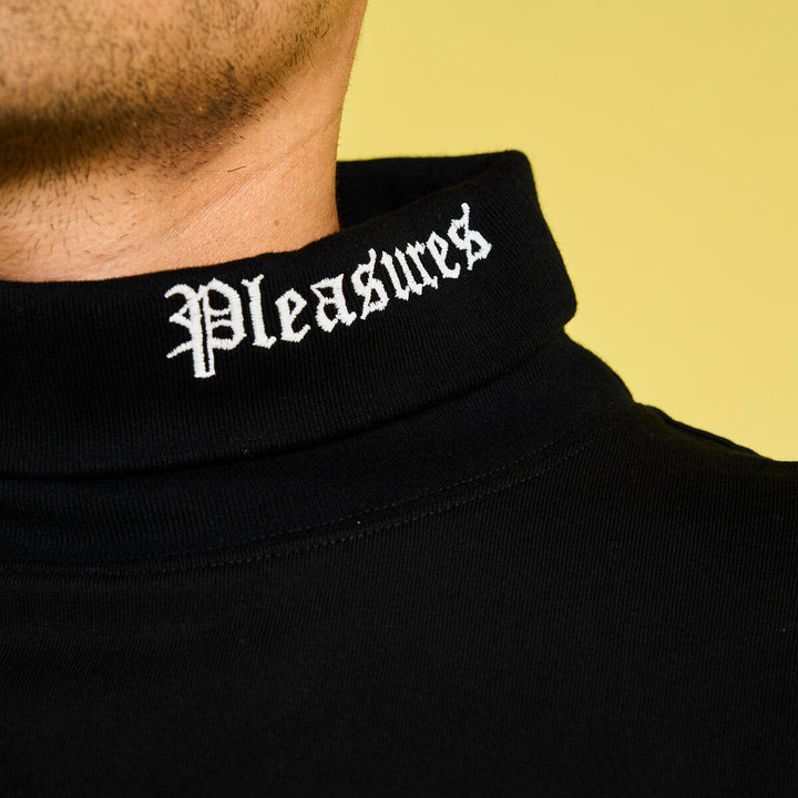 PLEASURES SATISFACTION TURTLENECK - BLACK