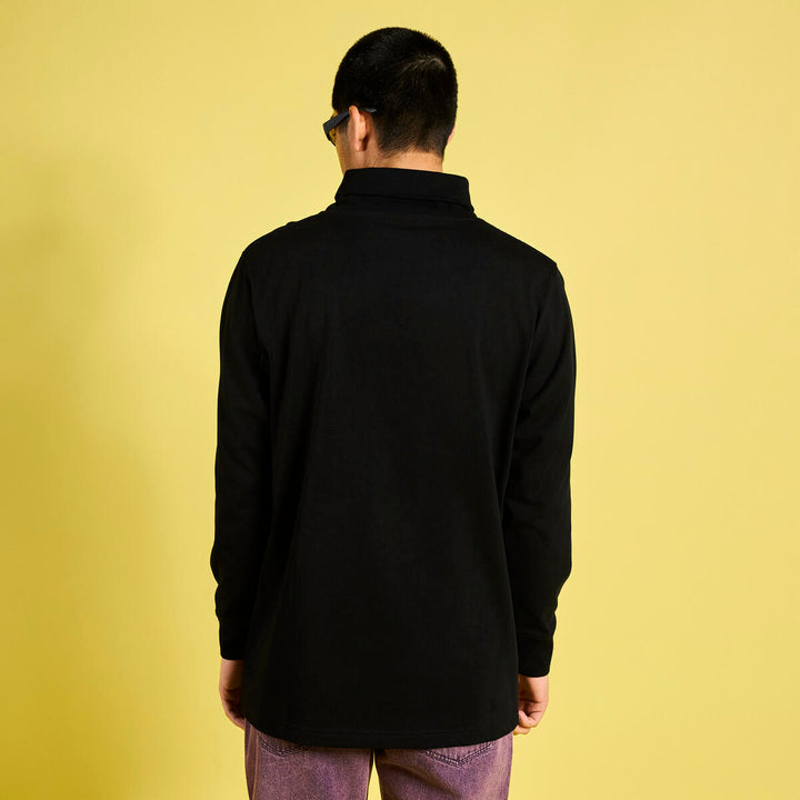 PLEASURES SATISFACTION TURTLENECK - BLACK