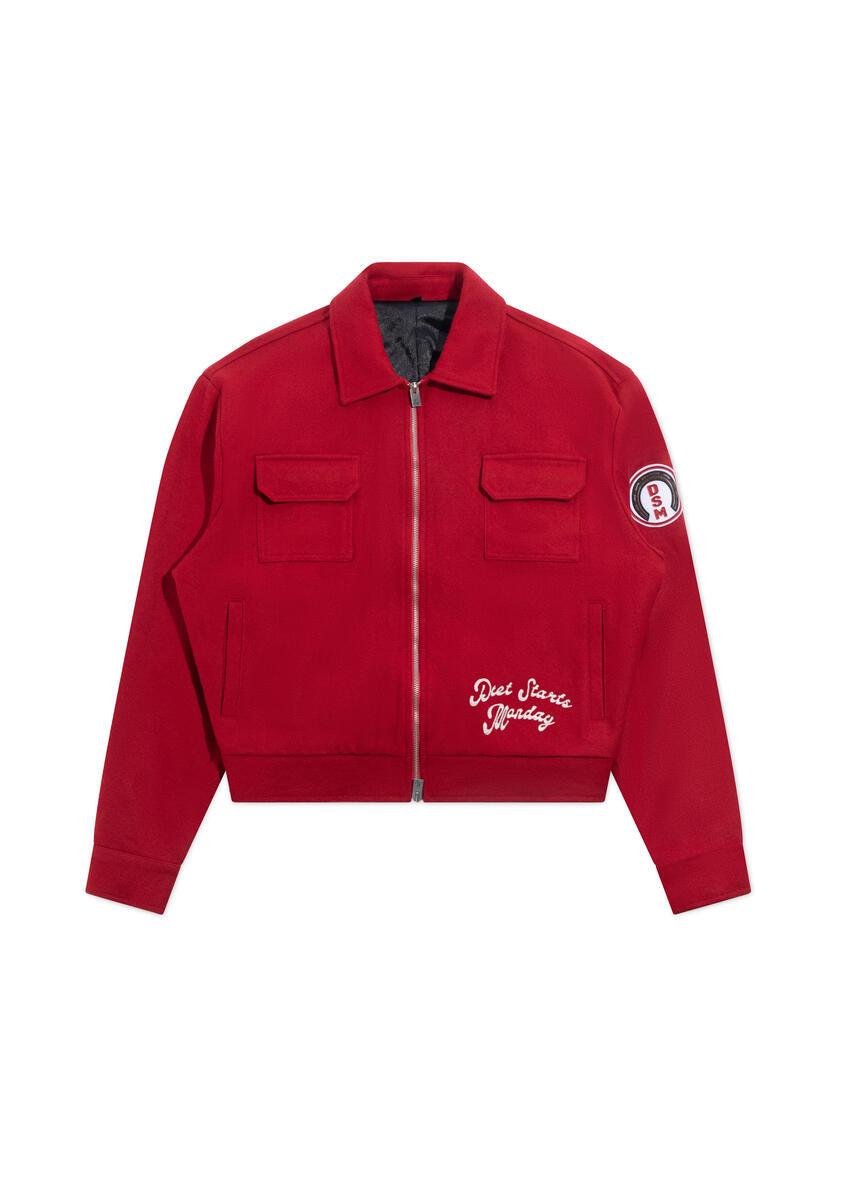 Diet Starts Monday Wool Equestrian Jacket - Red