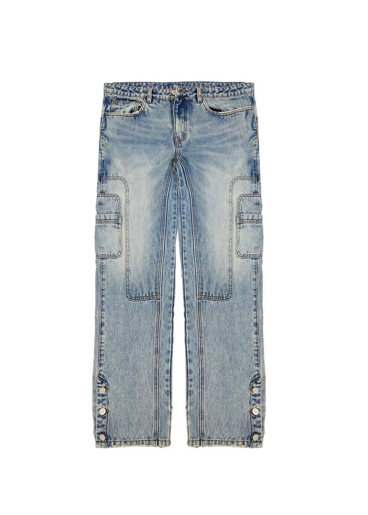 Diet Starts Monday Denim Twin Needle Pant - Washed Indigo