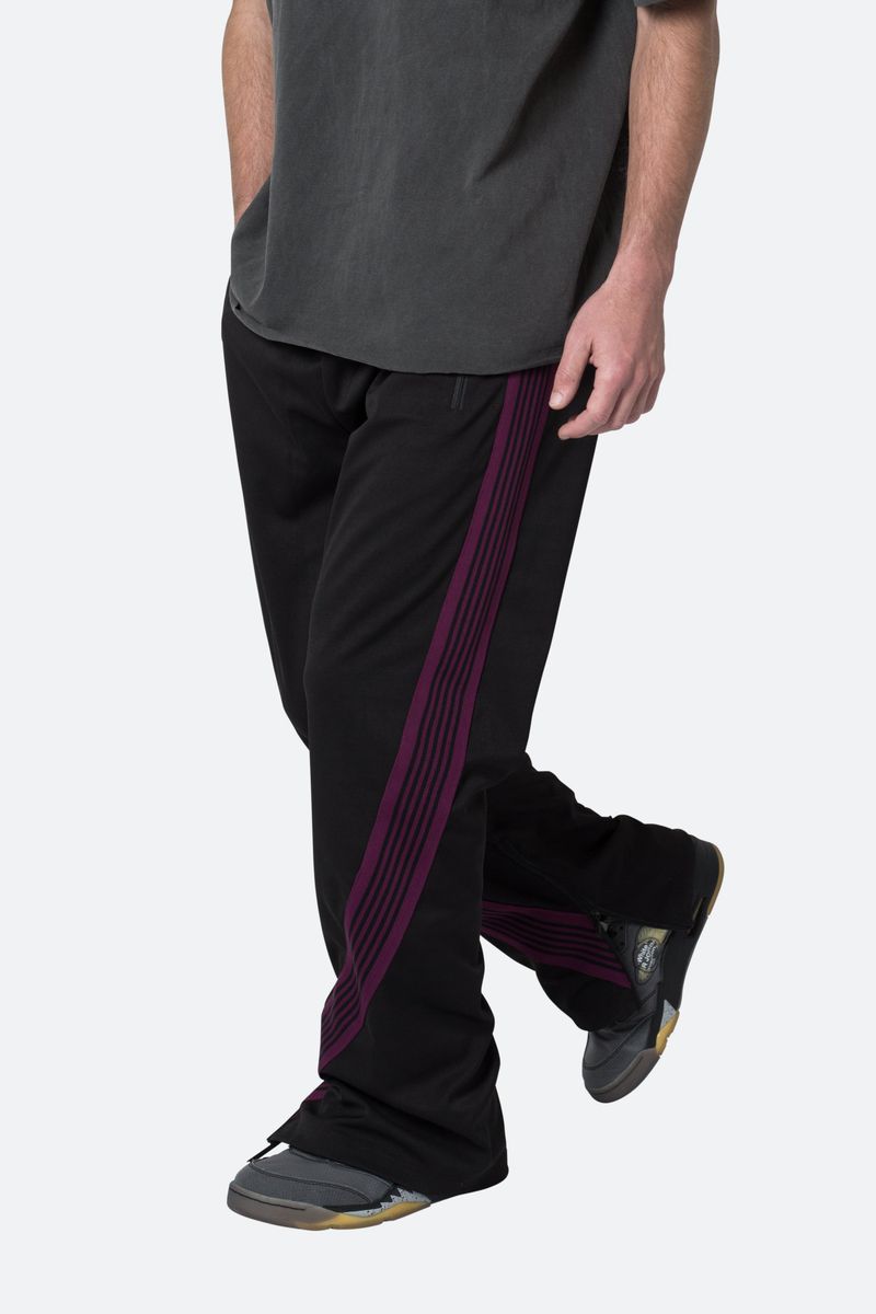 MNML Bent Tape Track Pants - Black