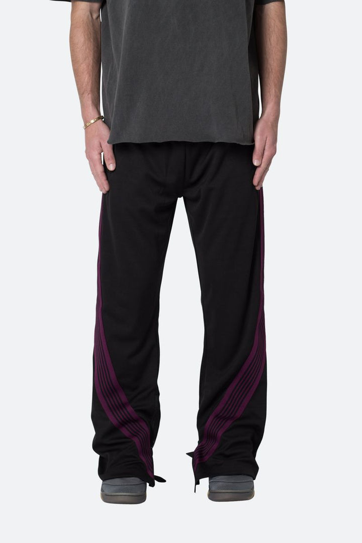 MNML Bent Tape Track Pants - Black