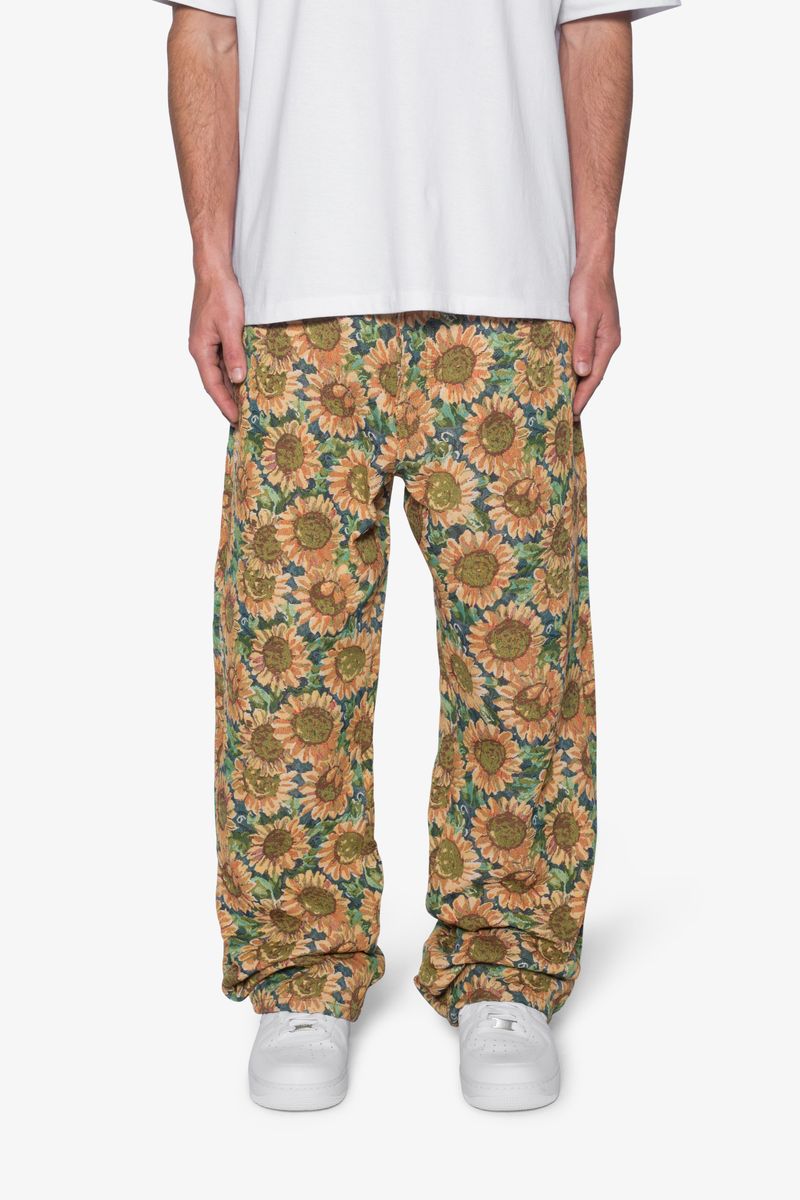 MNML Ultra Baggy Sunflower Pants - Multi