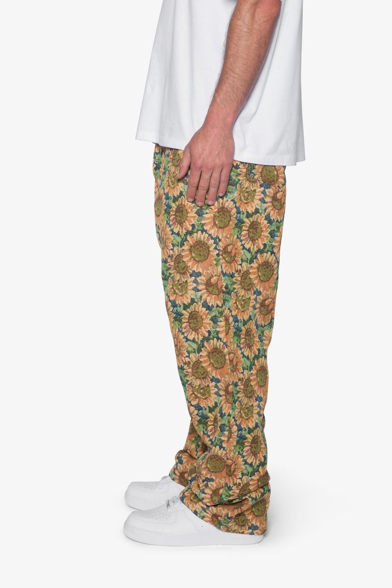 MNML Ultra Baggy Sunflower Pants - Multi