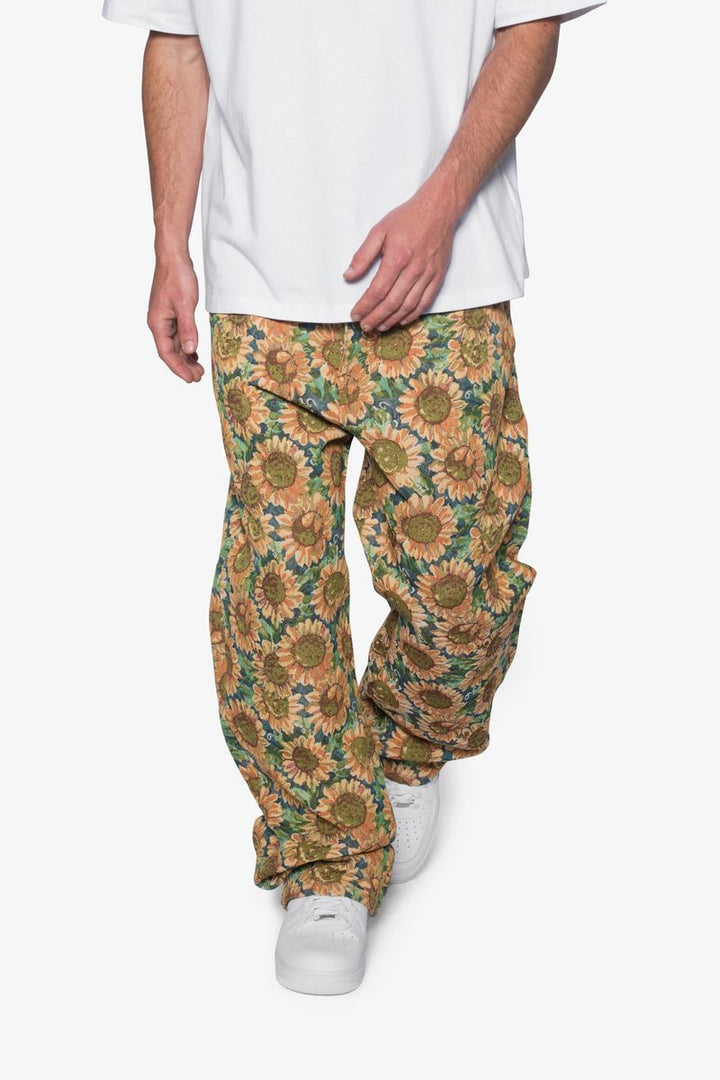 MNML Ultra Baggy Sunflower Pants - Multi