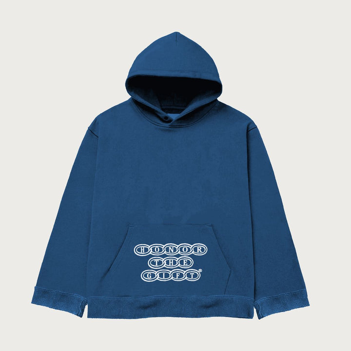 Honor The Gift Chainlink Logo Hoodie - Blue