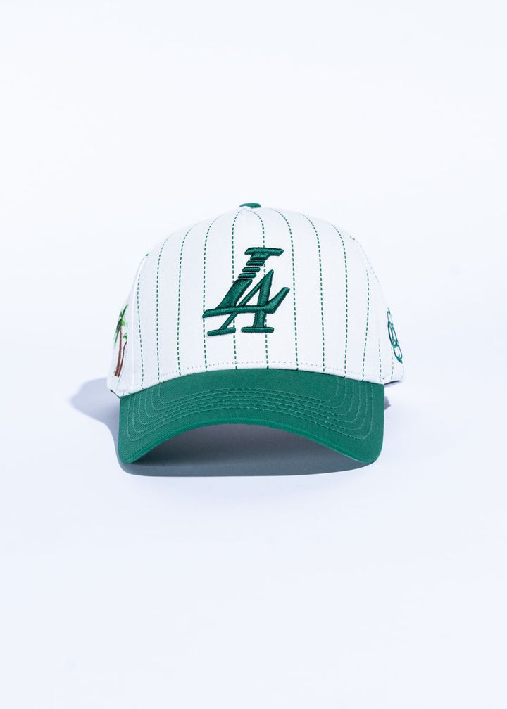 Reference Paradise LA - White/Green Pinstripe