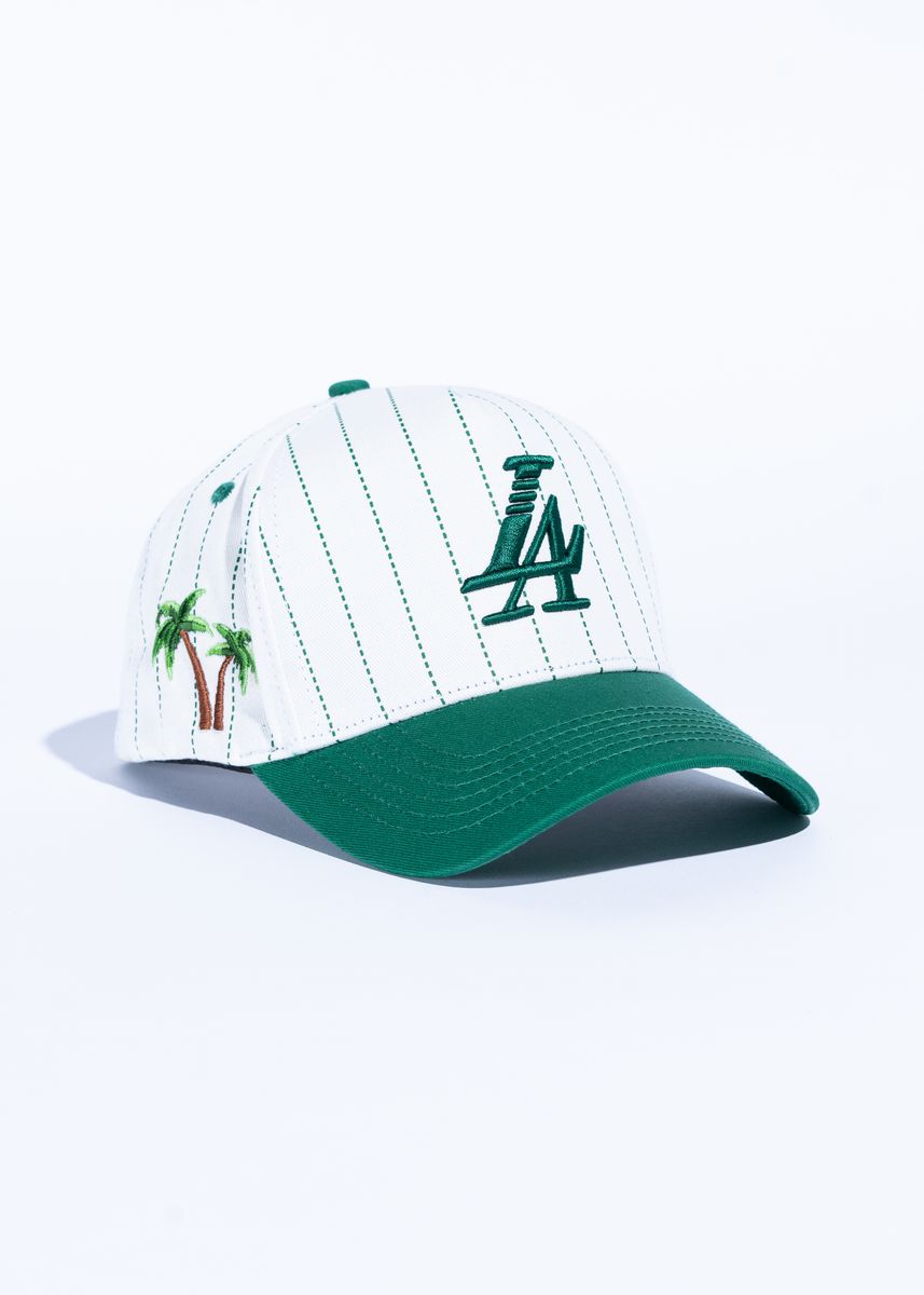 Reference Paradise LA - White/Green Pinstripe