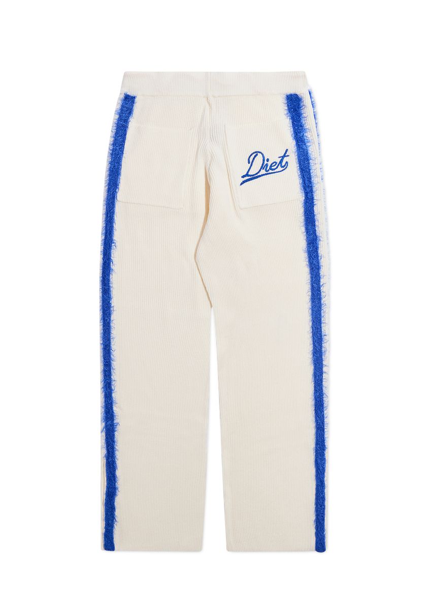 Diet Starts Monday Waffle Knit Pant - Cream/Blue