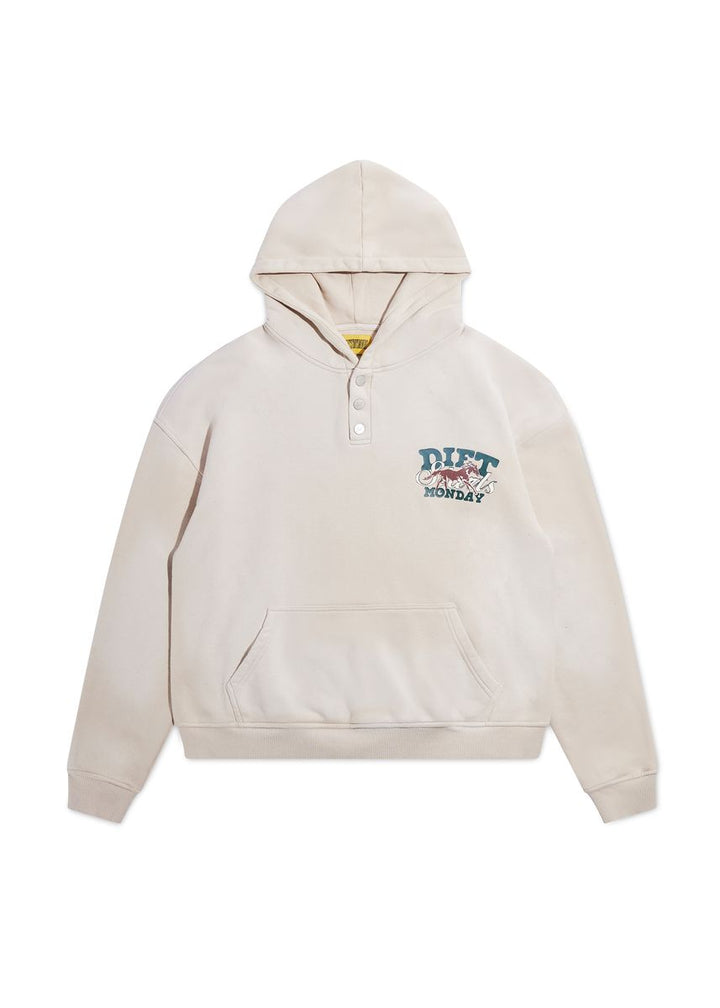 Diet Starts Monday Fleece Stable Hoodie - Beige