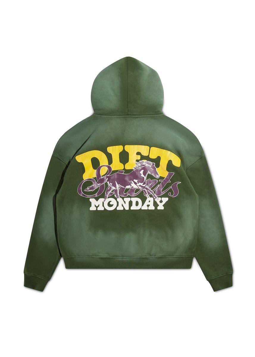 Diet Starts Monday Fleece Stable Hoodie - Hunter