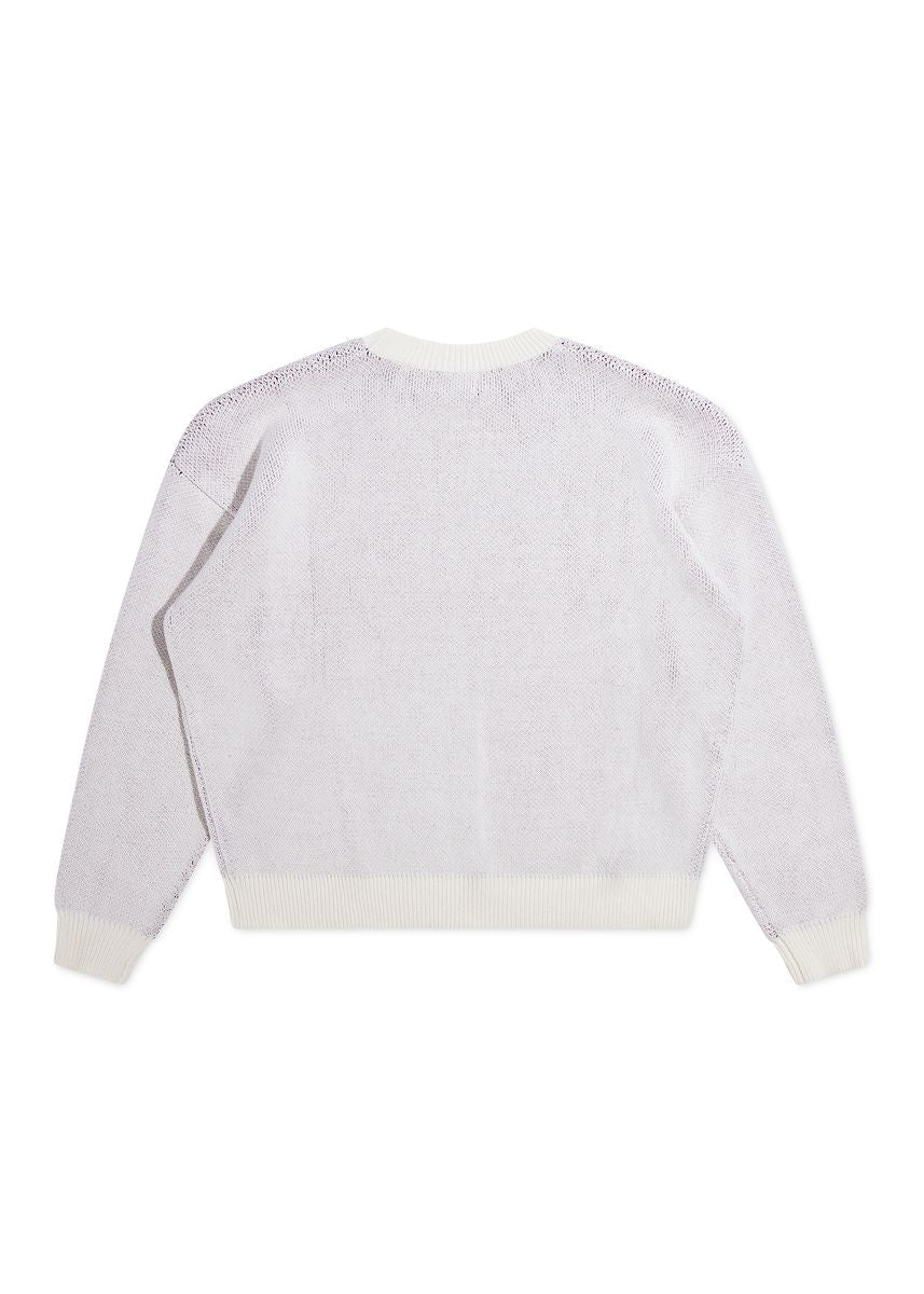 Diet Starts Monday Lovers Knit Sweater - White