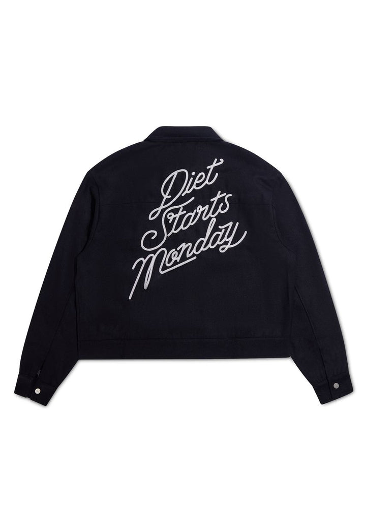 Diet Starts Monday Wool Trouble Jacket - Black