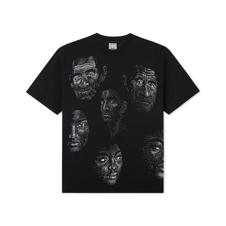 KidSuper Studios Embellished Faces Tee - Black