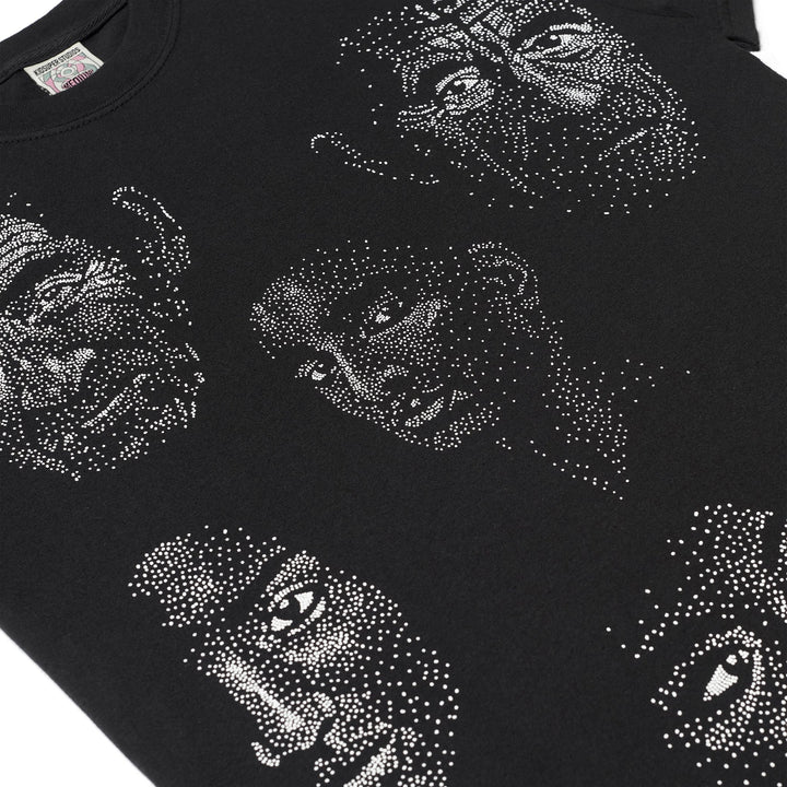 KidSuper Studios Embellished Faces Tee - Black