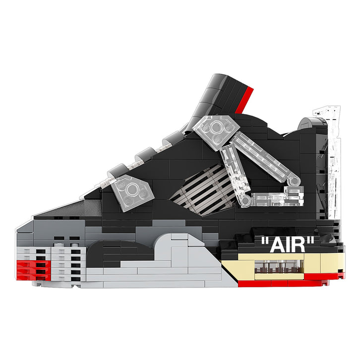 KICKSMINI Regular AJ4 Offwhite Bred Sneaker Bricks