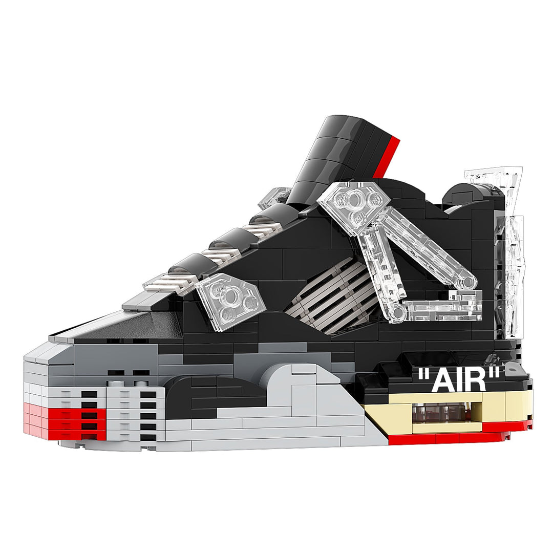 KICKSMINI Regular AJ4 Offwhite Bred Sneaker Bricks