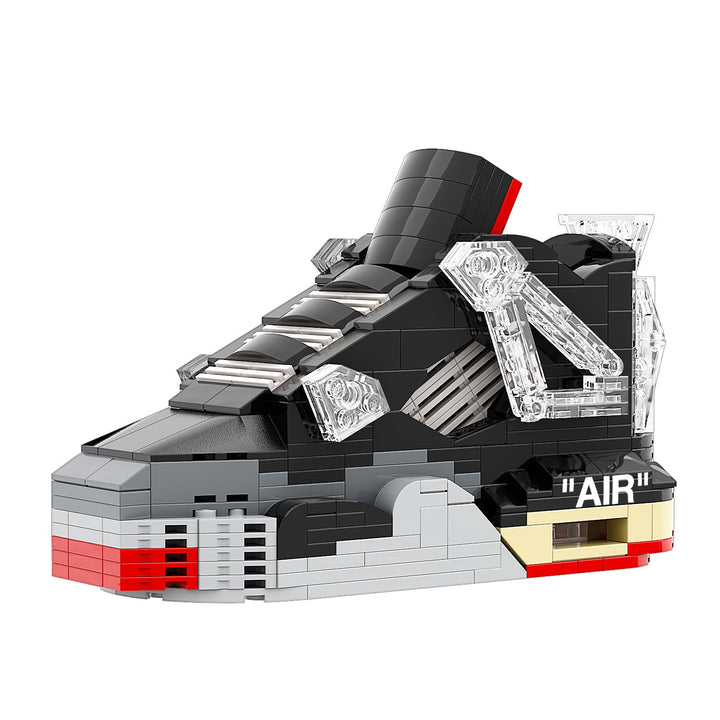 KICKSMINI Regular AJ4 Offwhite Bred Sneaker Bricks