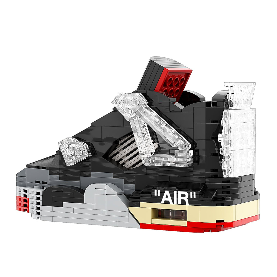 KICKSMINI Regular AJ4 Offwhite Bred Sneaker Bricks