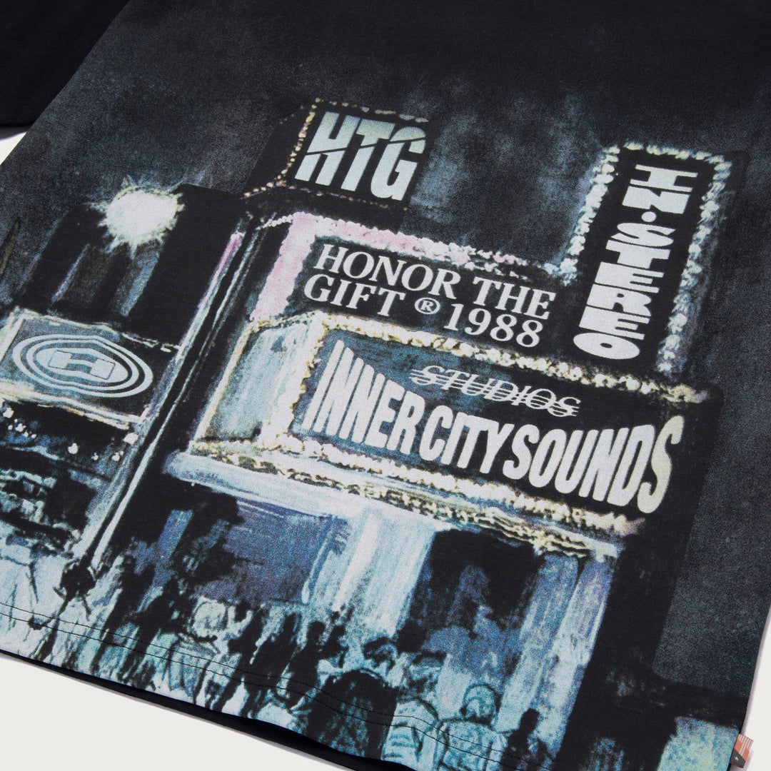 Honor The Gift City Lights Tee - Black