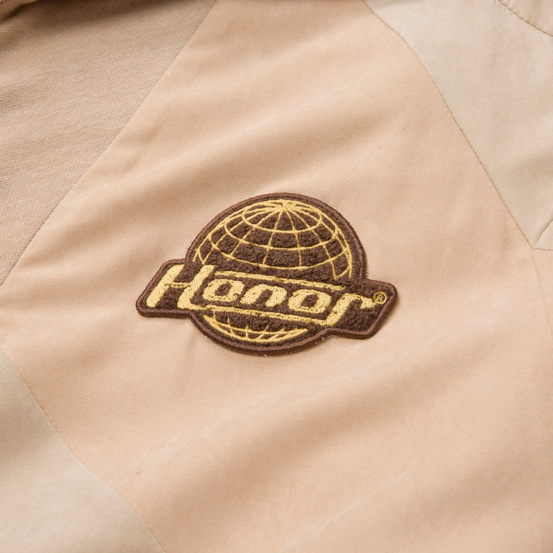 Honor The Gift Color Block Full Zip - Tan