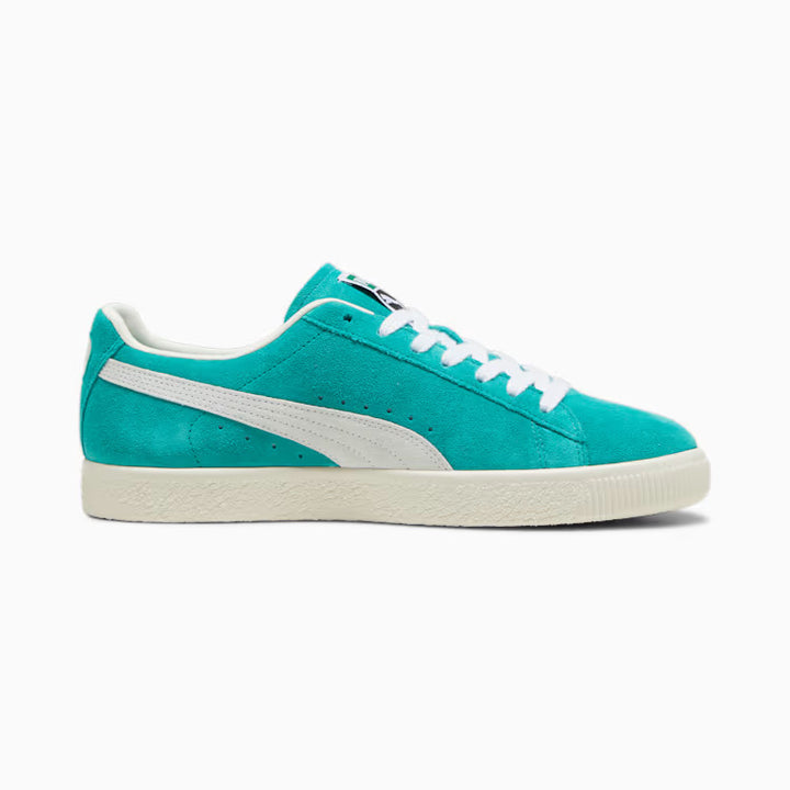 Puma Clyde OG Sneakers - Spectra Green-Frosted Ivory-PUMA White