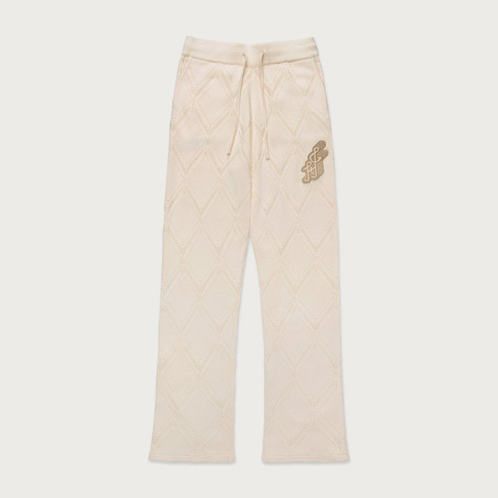 Honor The Gift Diamond Knit Pant - Cream