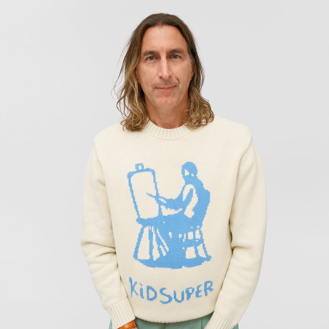 KidSuper Studios Painter Graphic Sweater - Natural