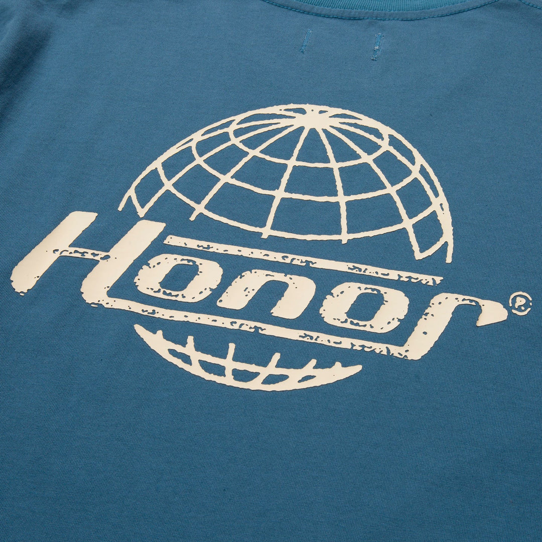 Honor The Gift Honor Globe Logo Tee - Blue